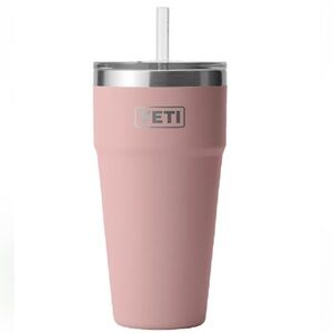 YETI 26 oz Stackable Rambler in Color Sand Pink